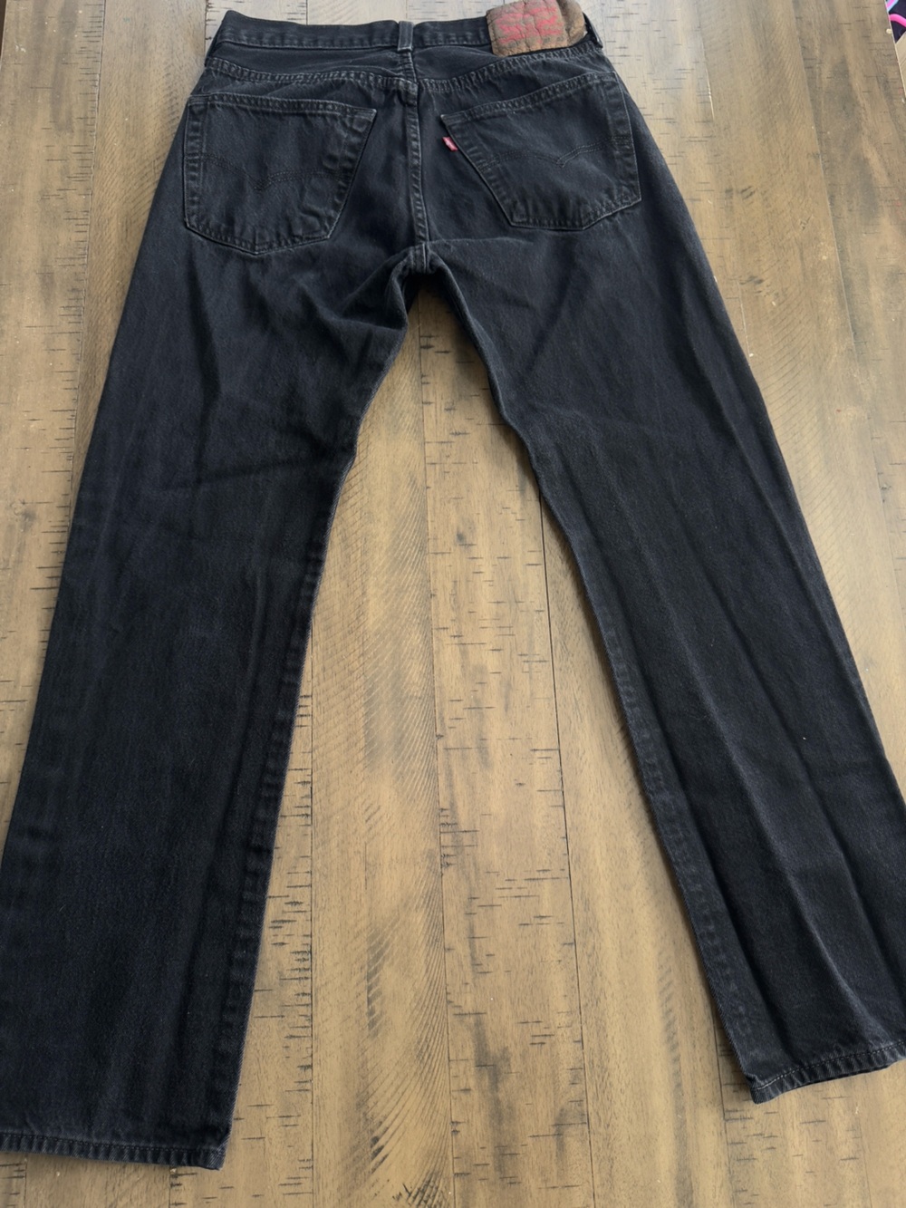 Levi's 501 vintage Straight Men's Jeans in Faded Black - Picture 3 of 10